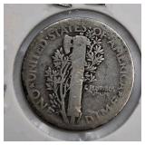 1968 U.S. Proof Set + 7 Silver Dimes - 1916 1920 1938 1944 Mercury & Roosevelt Dimes - Over .65 Troy Oz Silver