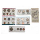 Susan B. Anthony 1979 P D S First Year Set + 1996 Summer Games Coin Strips + Mixed U.S. Coin Display Lot