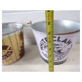 Metal Alcohol Buckets Kona Brewing Co and White Claw Hard Seltzer