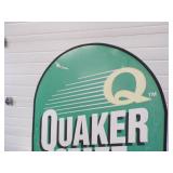 Metal Quaker State Curb Sign