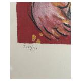 Marc Chagall Les Soucis - Facsimile Signed Print (181/500) 36 x 46 Framed COA