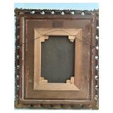 Antique Oil Painting Landscape in Gold Gilt Frame - Framed 25 x 29 in; Painting 16 1/2 x 12 1/2 in