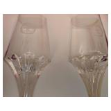Pair of Remy Martin Louis XIII Christophe Pillet Crystal Cognac Glasses - 6 oz Rare Size