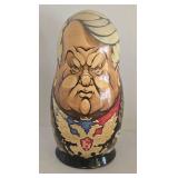 Matryoshka Nesting Dolls - Russian Leaders Portraits, 9-Piece Set