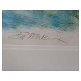 Ira Moskowitz Flowers - Signed Artist Proof Lithograph (Framed)