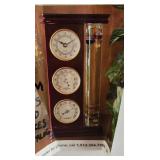 G. Galileo Weather Station - Clock, Barometer, Hygrometer & Galileo Thermometer - NEW