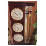 G. Galileo Weather Station - Clock, Barometer, Hygrometer & Galileo Thermometer - NEW