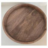 3 Piece Willow Tree Figures & Rustic Lazy Susan