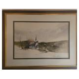 Steve Polomchak Watercolors - Church Landscape, 24 x 18 in