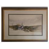 Steve Polomchak Watercolors - Church Landscape, 24 x 18 in