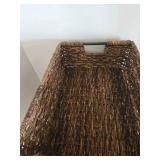 Matching Set of 3 Threshold Storage Basket One New With tags