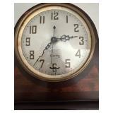 Sessions Electric Mantel Clock - Battery Operated, Made in USA, 22 in Wide Working