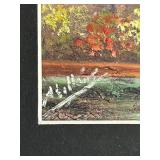 Miniature Oil Painting on Board - Gold Gilt Frame, 6 3/4 x 5 1/4 in, Signed