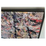 Jackson Pollock BLUE POLES Number 11 Canvas Screen-Print Reproduction