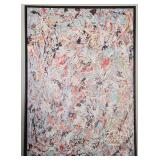 Jackson Pollock - ORGANIZED CHAOS Canvas Screen-Print Reproduction
