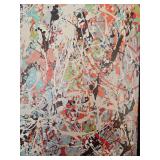 Jackson Pollock - ORGANIZED CHAOS Canvas Screen-Print Reproduction