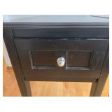 Pair of 2 Black Side End Tables or Nightstands by Ashley Furniture