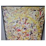 Jackson Pollock "Shimmering Substance" Canvas Reproduction - 1946