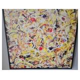 Jackson Pollock "Shimmering Substance" Canvas Reproduction - 1946