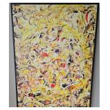 Jackson Pollock "Shimmering Substance" Canvas Reproduction - 1946