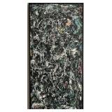 Jackson Pollock Full Fathom Five 1947 - Screen Print on Canvas Framed