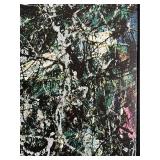 Jackson Pollock Full Fathom Five 1947 - Screen Print on Canvas Framed