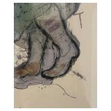 Marc Chagall Star of David History of the Exodus Lithograph - 75/500, Finley Framed, 32x38