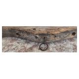 Antique Oxen Yoke - Primitive Farm Decor - Heavy & Huge 63 in W x 10 in H x 7-1/2 in D