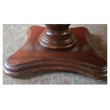Bernhardt Round Dining Table Pedestal - Carved Edge, Model 340-272