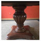 Bernhardt Round Dining Table Pedestal - Carved Edge, Model 340-272