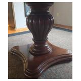 Bernhardt Round Dining Table Pedestal - Carved Edge, Model 340-272