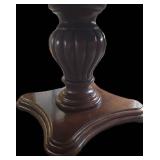 Bernhardt Round Dining Table Pedestal - Carved Edge, Model 340-272