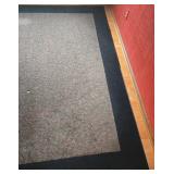 Black Border Multicolor Center 101" x 101" Rug