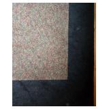 Black Border Multicolor Center 101" x 101" Rug