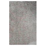 Black Border Multicolor Center 101" x 101" Rug
