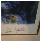 Marc Chagall - Les Mariés sur Fond de la Tour Eiffel Signed Limited Edition Print 185/500