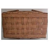 Longaberger Medium Gathering Basket with Handles - Handwoven USA