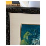 Marc Chagall Evening Enchantment - Framed & Matted, 27 x 37 in