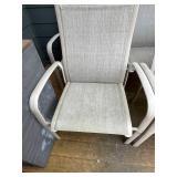 Telescope Casual Soho Sling Fabric Aluminum Chairs (Lot of 8)