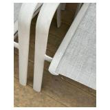 Telescope Casual Soho Sling Fabric Aluminum Chairs (Lot of 8)