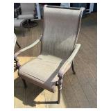 Elbertex Glen Raven Patio 12-Piece Dining Set - 80in Oval Stone-Top Table & 6 Chairs