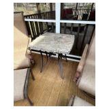 Elbertex Glen Raven Patio 12-Piece Dining Set - 80in Oval Stone-Top Table & 6 Chairs