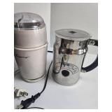 Cuisinart 12-Cup Programmable Coffee Maker With Glass Carafe & Capresso Grinder & Waffle Grill