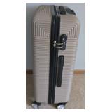 Benzi Tan Hard-Side Suitcase - 15 x 22 in - 4-Wheel Spinner Luggage