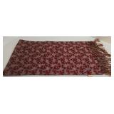 Cisco Paisley Opera Scarf & Marshall Field & Co Beige Wool Scarf - Lot of 2