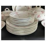 Haviland Limoges Pink Flower Pattern 18-Piece Dinnerware Set