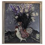 Marc Chagall Vintage Stained Glass 