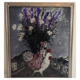 Marc Chagall Vintage Stained Glass 