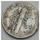 1944 Mercury Dime - Error In COD We Trust (D Mint) 90% Silver