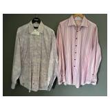 Bugatchi UOMO Shirts - Premium Dress Shirts XXL (Lot of 2)